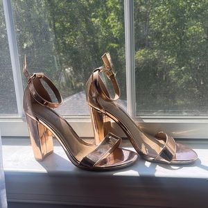 Charlette Russe Rose Gold Size 8, 4 inches added